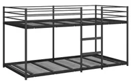 Łóżka - Czarne łóżko piętrowe 90x200 cm - Mood 4X - miniaturka - grafika 1