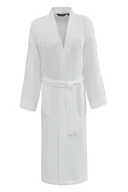 Szlafroki męskie - Unisex szlafrok waflowy PIQUE Biały XL - miniaturka - grafika 1