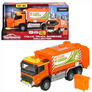 MAJORETTE Śmieciarka Volvo 19cm 374-3000 - Samochody i pojazdy dla dzieci - miniaturka - grafika 2