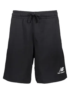 New Balance Szorty dresowe "Essentials" w kolorze czarnym - Spodnie sportowe męskie - miniaturka - grafika 1