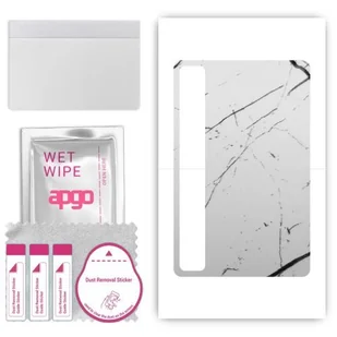 folia naklejka skórka strukturalna na TYŁ do TCL TAB 8 LE - Marmur Biały - apgo SKINS - Akcesoria do tabletów i e-booków - miniaturka - grafika 1