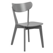 Krzesła - Actona Krzesło Tapicerowane Wax Jasnoszare - miniaturka - grafika 1