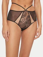 Majtki damskie - Chantelle Figi klasyczne z wysokim stanem Ester Manas C019C5 Czarny - miniaturka - grafika 1