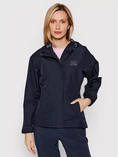 Helly Hansen Kurtka przeciwdeszczowa Seven 62066 Granatowy Regular Fit - Kurtki damskie - miniaturka - grafika 1