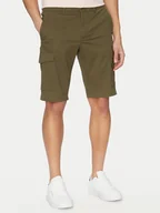 Spodenki męskie - Tommy Hilfiger Szorty materiałowe John MW0MW31244 Khaki Regular Fit - miniaturka - grafika 1