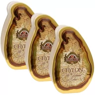 Herbata - BASILUR Gold - czarna herbata cejlońska, liściasta w ozdobnej puszce 100g x3 - miniaturka - grafika 1