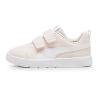 Kapcie damskie - PUMA COURTFLEX V3 V PS, Kapcie, Island Pink White, 30.5 EU, Island Pink Puma Biały, 30.5 EU - miniaturka - grafika 1