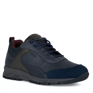 Półbuty męskie - Sneakersy Geox U Delray B Abx U360MA 0MEBU CF4L6 Navy/Mud - grafika 1