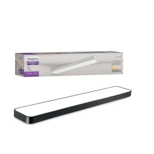 Braytron 45W LED 120cm lampa sufitowa BLADE LN 4050 Lumen Kątowa do salonu, pokoju dziecięcego, biura Czarna - Lampy sufitowe - miniaturka - grafika 1