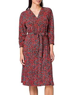 Tommy Hilfiger Sukienka damska, Camo Floral/Daring Scarlet, 32 PL - Sukienki - miniaturka - grafika 1
