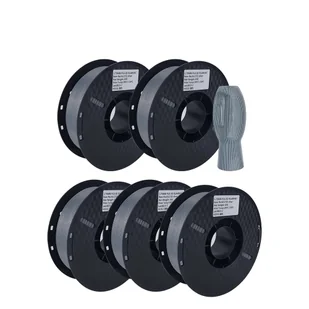 filament do drukarek 3D, mieszane kolory, materiał PLA, 5 kg srebrny - Filamenty i akcesoria do drukarek 3D - miniaturka - grafika 1