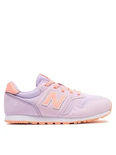 New Balance Sneakersy YC373AN2 Fioletowy - Buty dla dziewczynek - miniaturka - grafika 1