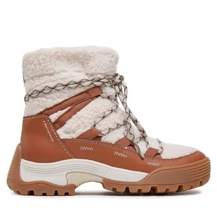 Botki Clarks Althike Up Wp 261734084 Beżowy - Botki damskie - miniaturka - grafika 1