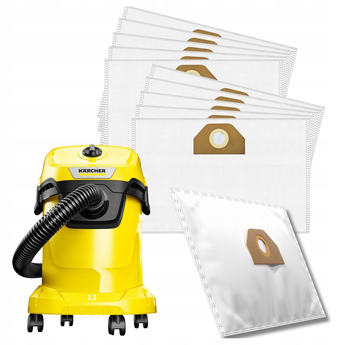 WORKI DO ODKURZACZA KARCHER 10 sztuk DUŻE WORKI KARCHER WD 3 WD MV SE 4001