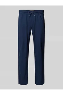 Spodnie lniane o kroju regular fit z tunelem model BAY - Blend - Spodnie męskie - miniaturka - grafika 1