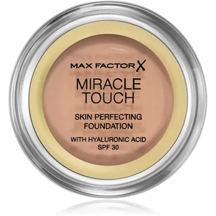 Max Factor Miracle Touch Foundation podkład z kwasem hialuronowym dla gładkiej i równomiernej skóry, 1 opakowanie (1 x 12 g) - Pudry do twarzy - miniaturka - grafika 1