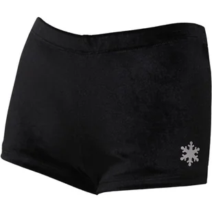 Spodenki gimnastyczne - dziecięce - czarne - Adult Small (AS) - Spodnie i spodenki dla dziewczynek - miniaturka - grafika 1