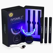 Pozostałe akcesoria kosmetyczne - Zestaw do wybielania zębów IVISMILE Czarny - miniaturka - grafika 1