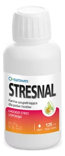 Eurowet STRESNAL 125 ml - Osłabia stany niepokoju, strachu i agresji - Suplementy i witaminy dla psów - miniaturka - grafika 1