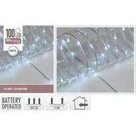 Oświetlenie świąteczne - Łańcuch świetlny 100 LED 495 cm zimne białe - miniaturka - grafika 1