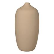 Wazony i flakony - Beżowy ceramiczny wazon Blomus Nomad, wys. 25 cm - miniaturka - grafika 1