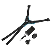 Akcesoria do kamer sportowych - Uchwyt na kask motocyklowy z uchwytem na telefon, uchwyt na podbródek kasku motocyklowego, uchwyt na podbródek kasku motocyklowego, uchwyt na pasek na podbródek kasku, akcesorium do uchwytu kamery sportowej, uchwyt na podbródek kasku - miniaturka - grafika 1