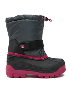 Kimberfeel Śniegowce Logan Szary - Buty dla dziewczynek - miniaturka - grafika 1