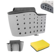 Akcesoria do sztućców - ORGANIZER KUCHENNY POJEMNIK NA GĄBKI DO ZLEWU - miniaturka - grafika 1