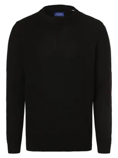 Jack & Jones Sweter - JORBrody Mężczyźni Bawełna czarny jednolity, S - Swetry męskie - miniaturka - grafika 1