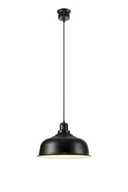 Lampy sufitowe - Port D37,5 lampa wisząca 1-punktowa czarna 108426 - miniaturka - grafika 1