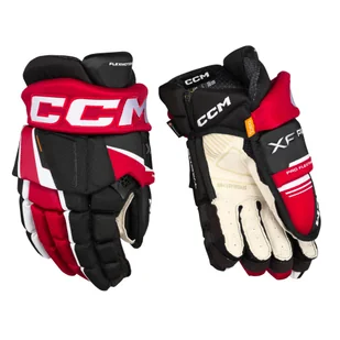 Rękawice hokejowe CCM Tacks XF PRO Black/Red/White Senior 14 cali - Hokej - miniaturka - grafika 1