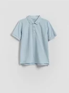 Koszulki dla chłopców - Reserved - T-shirt polo - jasnoniebieski - miniaturka - grafika 1