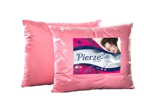 Poduszka Amw Pierze Różowa 50x60 - Poduszki - miniaturka - grafika 1