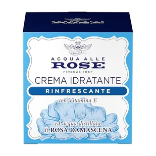 Acqua alle Rose, Odświeżający krem do twarzy z różową wodą destylowaną Damasceną i witaminą E, odpowiedni do skóry normalnej lub mieszanej, świeży, lekki żel do twarzy, nawilżający i rewitalizujący, - Kremy do twarzy - miniaturka - grafika 1