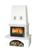 Piece wolnostojące - ABX Piec kaflowy Laponie - Perłowy - miniaturka - grafika 1