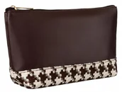 Kosmetyczki, organizery i kuferki - Damska kosmetyczka podróżna ze skóry ekologicznej - Rovicky - miniaturka - grafika 1