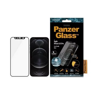 PanzerGlass Szkło hartowane CF CamSlider, iPhone 12 / 12 Pro, czarna ramka 5711724027147 - Szkła hartowane na telefon - miniaturka - grafika 2