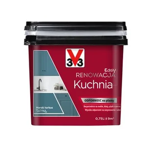 Farba Renowacyjna Easy Renowacja Kuchnia morski turkus 0,75 l V33 - Farby wewnętrzne - miniaturka - grafika 1
