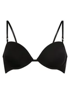 Biustonosze - Calvin Klein Biustonosz damski na fiszbinach - Usztywniany - Wielofunkcyjne ramiączka Kobiety Sztuczne włókno czarny jednolity, 70B - miniaturka - grafika 1