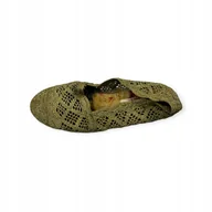 Baleriny - Baleriny złote damskie American Eagle 38 - miniaturka - grafika 1