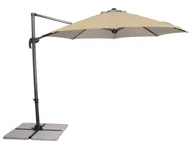 Parasole ogrodowe - Schneider Parasol ogrodowy Sombra, średnica 300 cm, z listwą świetlną LED (Naturalny) - miniaturka - grafika 1