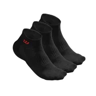 Skarpetki damskie - Skarpety Wilson Quarter Sock 3 Szt. Czarne - miniaturka - grafika 1