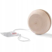 Zabawki sensoryczne - DREWANIANE JOJO dla dzieci ZE SZNURKIEM jo-jo yoyo - miniaturka - grafika 1