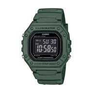 Smartwatch - Zegarek Sportowy CASIO Sport W-218H-3BVEF Zielony - miniaturka - grafika 1