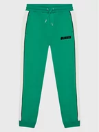 Odzież sportowa dziecięca - Guess Spodnie dresowe L2BQ19 KBGQ2 Zielony Regular Fit - miniaturka - grafika 1