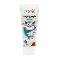 Pasty do zębów - BOOBOO Pasta do mycia zębów dla dzieci bez fluoru Arbuz 75ml 96042-uniw - miniaturka - grafika 1