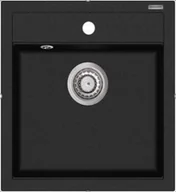 Zlewozmywaki - Aquasanita SINK TESA SQT100-601W-7783 BLACK - miniaturka - grafika 1