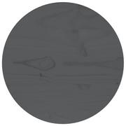 Blaty meblowe i parapety okienne - Blat stołu, szary, Ø30x2,5 cm, lite drewno sosnowe - miniaturka - grafika 1