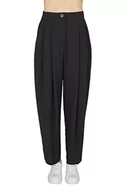 Spodnie damskie - A|X ARMANI EXCHANGE Damskie spodnie Basics by Armani Suiting, Czarny, 36 - miniaturka - grafika 1