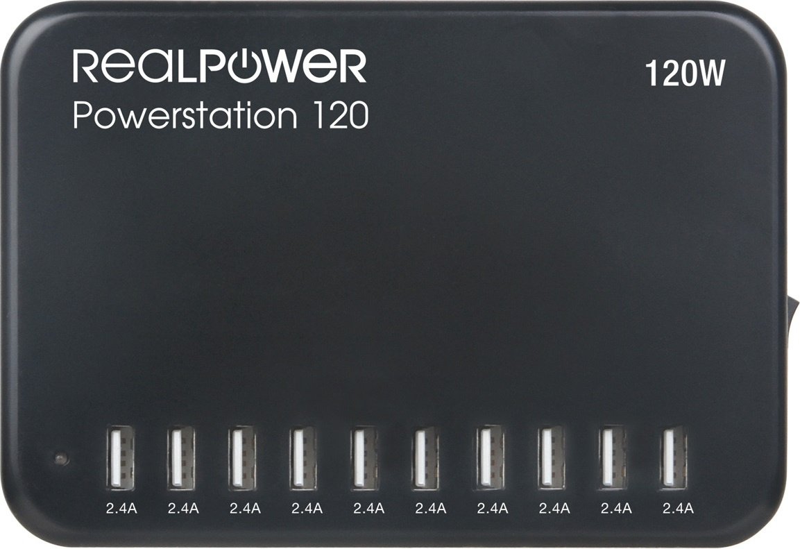 Elektrownia RealPower 120 120 W 10 x USB-A